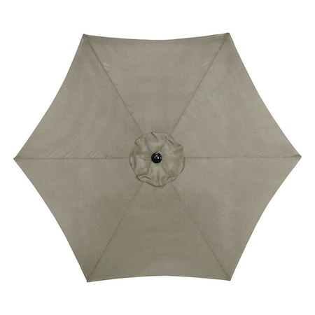 Living Accents Living Accents 9 ft. Tiltable Taupe Market Umbrella UM90G310BD-04